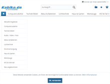 Tablet Screenshot of kabika.de
